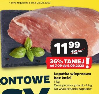 Netto Łopatka wieprzowa bez kości oferta