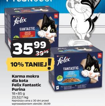 Karma mokra dla kota felix fantastic purina