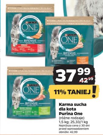 Netto Karma sucha dla kota purina one oferta