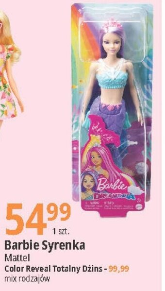 E.Leclerc Barbie Syrenka Mattel oferta