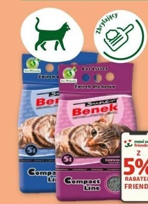 Maxi Zoo Żwirek bentonitowy benek oferta