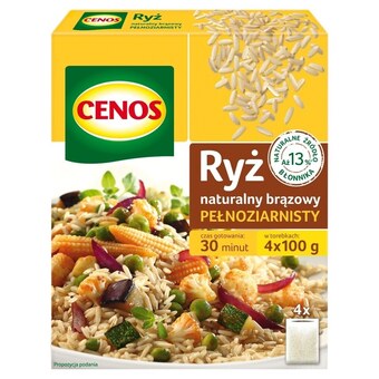 Stokrotka Cenos ryż naturalny brązowy pełnoziarnisty 400 g (4 x 100 g) oferta