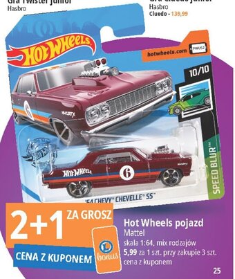 E.Leclerc Hot Wheels pojazd Mattel oferta