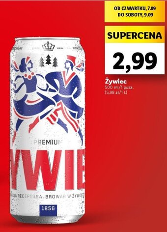 Lidl Żywiec 500 ml oferta