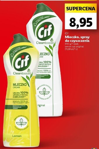 Lidl CIF Mleczko, spray do czyszczenia 640 g oferta