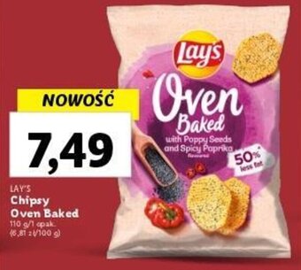 Lidl LAY'S Chipsy Oven Baked 110 g oferta