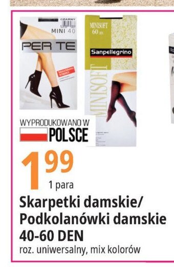 E.Leclerc Skarpetki damskie 40 den oferta