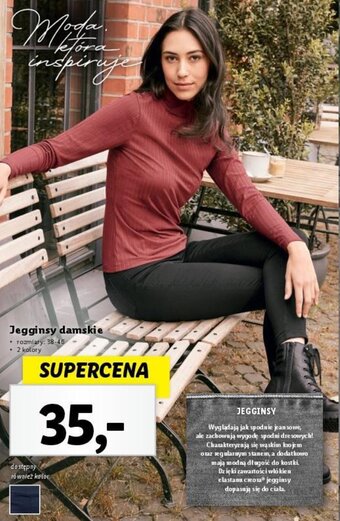 Lidl Jegginsy damskie oferta