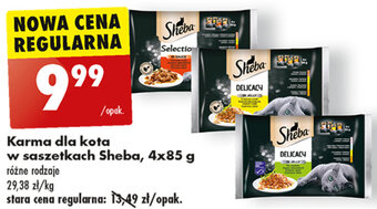 Biedronka Karma dla kota w saszetkach Sheba, 4x85 g oferta