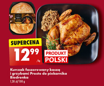 Biedronka Kurczak faszerowany kaszą i grzybami Prosto do piekarnika Biedronka 1kg oferta