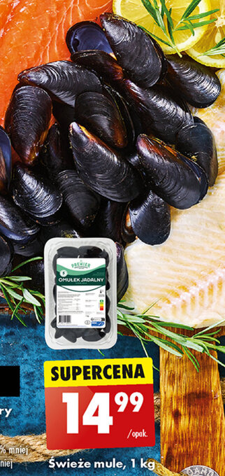Biedronka Świeże mule, 1 kg oferta