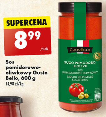 Sos pomidorowo-oliwkowy Gusto Bello, 600 g