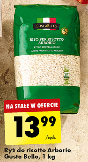 Biedronka Ryż do risotto Arborio Gusto Bello, 1 kg oferta