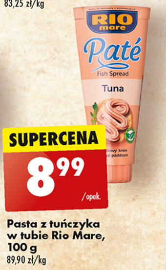 Biedronka Pasta z tuńczyka w tubie Rio Mare 100g oferta