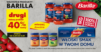 Biedronka WSZYSTKIE PRODUKTY BARILLA oferta
