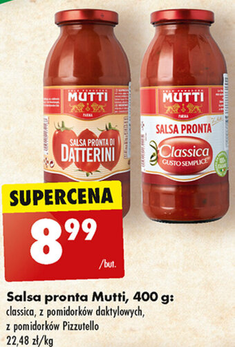 Biedronka Salsa pronta Mutti, 400 g oferta