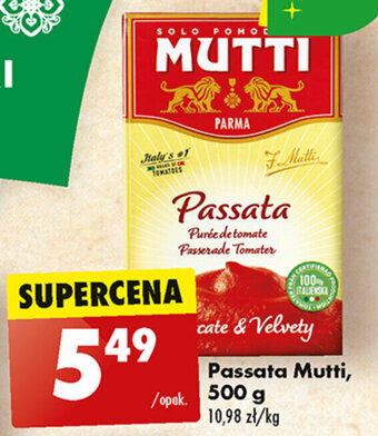 Biedronka Passata Mutti, 500g oferta