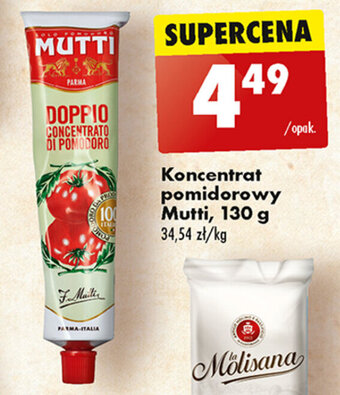 Biedronka Koncentrat pomidorowy Mutti, 130 g oferta