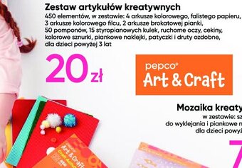 Pepco Zestaw artykułów kreatywnych oferta