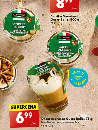 Biedronka Deser espresso Gusto Bello 75 g oferta