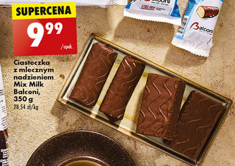 Biedronka Ciasteczka z mlecznym nadzieniem Mix Milk Balconi 350 g oferta