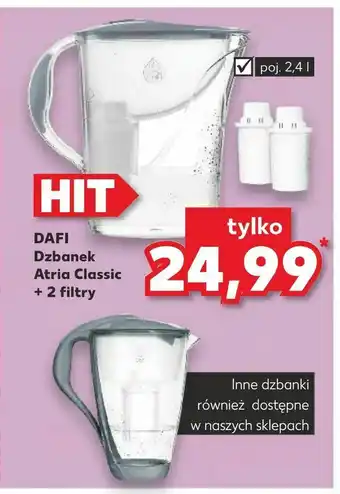 Kaufland DAFI Dzbanek. Atria Classic + 2 filtry oferta