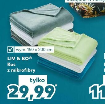 Kaufland LIV & BO® Koc z mikrofibry oferta