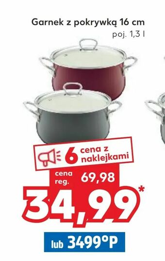 Kaufland Garnek z pokrywką 16 cm oferta