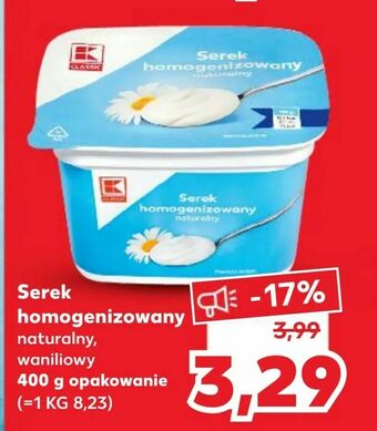 Kaufland Serek homogenizowany oferta