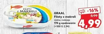 Kaufland GRAAL Filety z makreli oferta