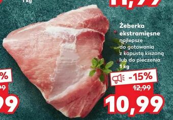 Kaufland Żeberka ekstramięsne oferta