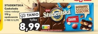 Kaufland Czekolada deserowa z orzechami ziemnymi żelkami i rodzynkami oferta