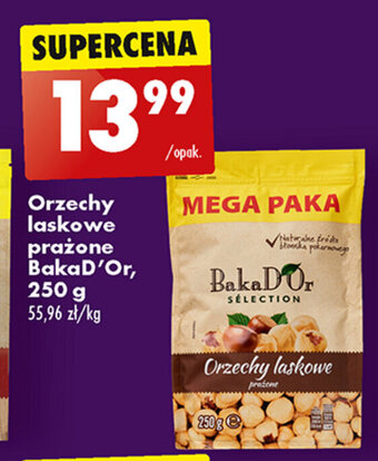 Biedronka Orzechy laskowe prażone BakaD'Or, 250 g oferta