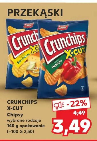 Kaufland CRUNCHIPS X-CUT Chipsy oferta