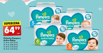 Biedronka Pieluchy Pampers Active Baby oferta