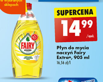 Biedronka Płyn do mycia naczyń Fairy Extra+, 905 ml oferta