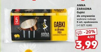 Kaufland ANNA ZARADNA Gąbki do zmywania oferta
