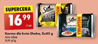 Biedronka Karma dla kota Sheba, 8x85 g oferta