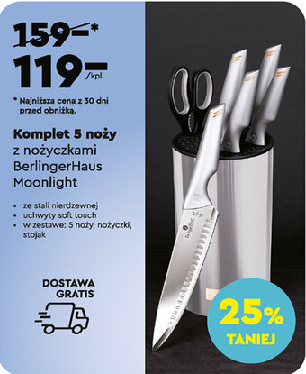 Biedronka Komplet 5 noży oferta