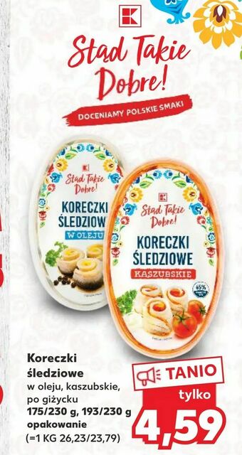 Kaufland Koreczki śledziowe oferta