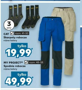Kaufland MY PROJECT ® Spodnie robocze oferta