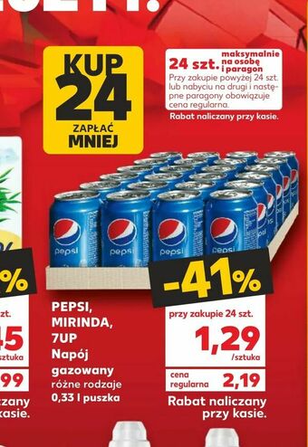 Kaufland PEPSI, MIRINDA, 7UP Napój gazowany oferta