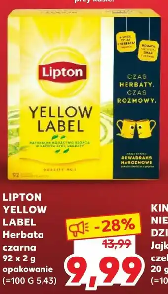 Kaufland LIPTON YELLOW LABEL Herbata czarna oferta