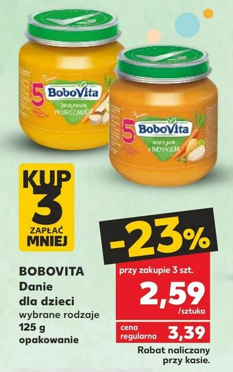 Kaufland BOBOVITA Danie dla dzieci oferta