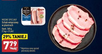 ALDI MIĘSNE SPECJAŁY Schab wieprzowy w plastrach 360 g oferta
