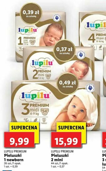Lidl Pieluszki 1 newborn oferta