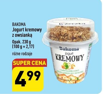 ALDI BAKOMA Jogurt kremowy z owsianką 230 g oferta