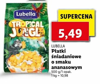 Lidl Płatki śniadaniowe o smaku ananasowym oferta