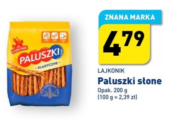 ALDI LAJKONIK Paluszki słone 200 g oferta