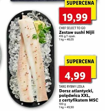Lidl Dorsz atlantycki, polędwica XXL, z certyfikatem MSC oferta